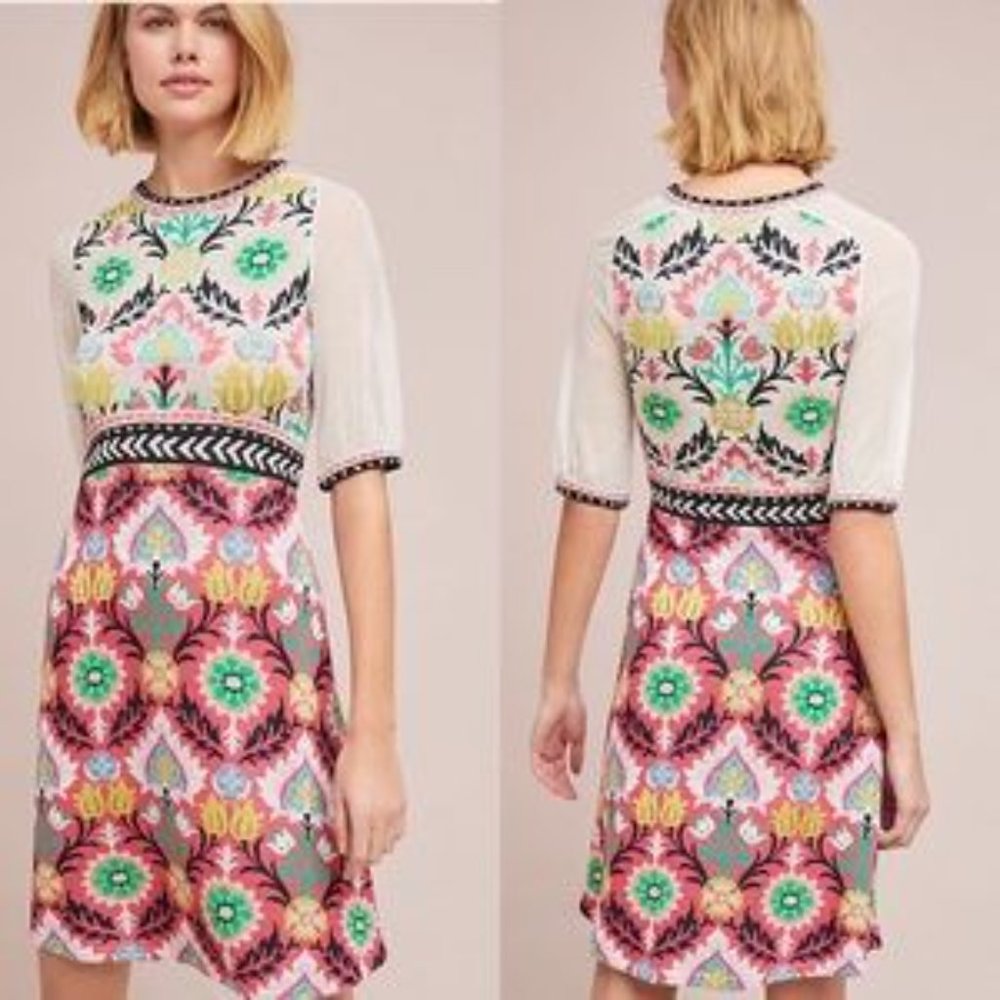 RARE Anthropologie AldoMartins Winona Midi Sweater Dress